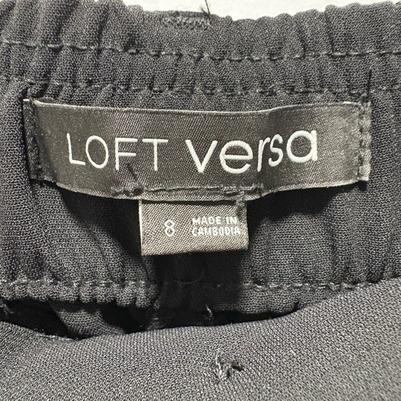 LOFT Versa Black Wide Leg Pants - Picture 4 of 6